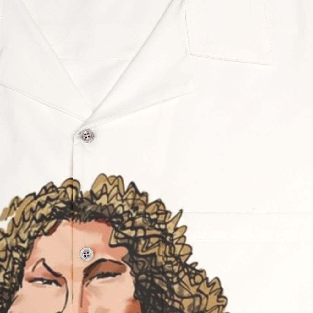 Joan Osborne Cartoon Hawaiian Shirt - Detail