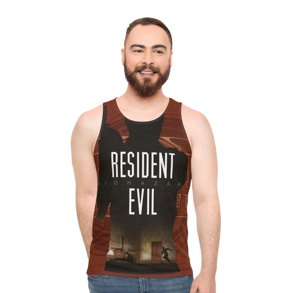 Resident Evil Minimalist Art Unisex Tank Top - men