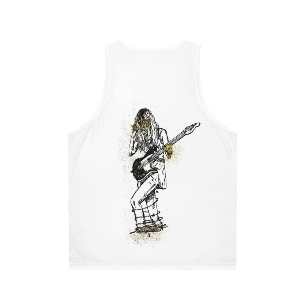 Unisex indie music tank top with Wolf Alice artwork - Back