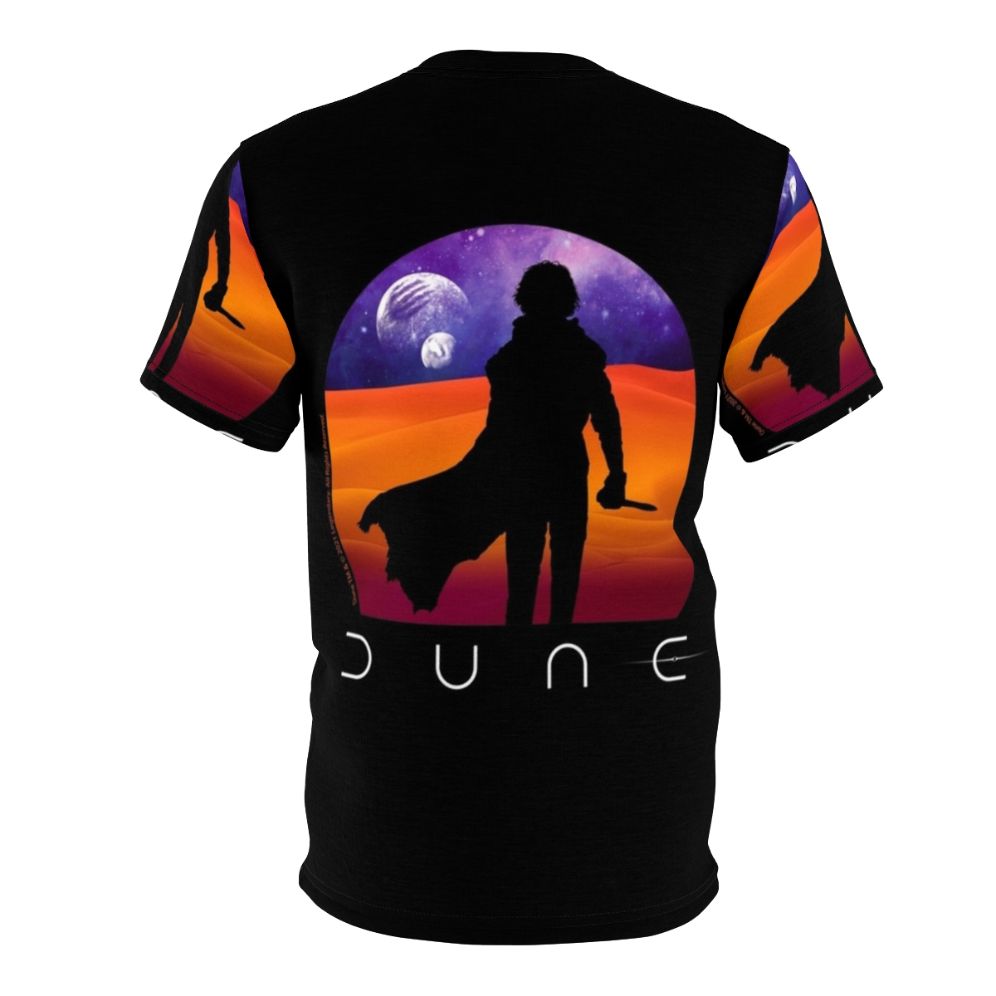 Dune-inspired t-shirt featuring the character Muad'dib - Back