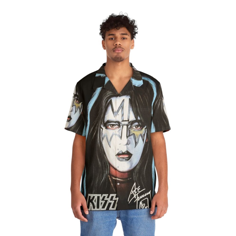 Ace Frehley Hawaiian Shirt from Lemes Cover Ace Asa Tour 2019 - Lifestyle