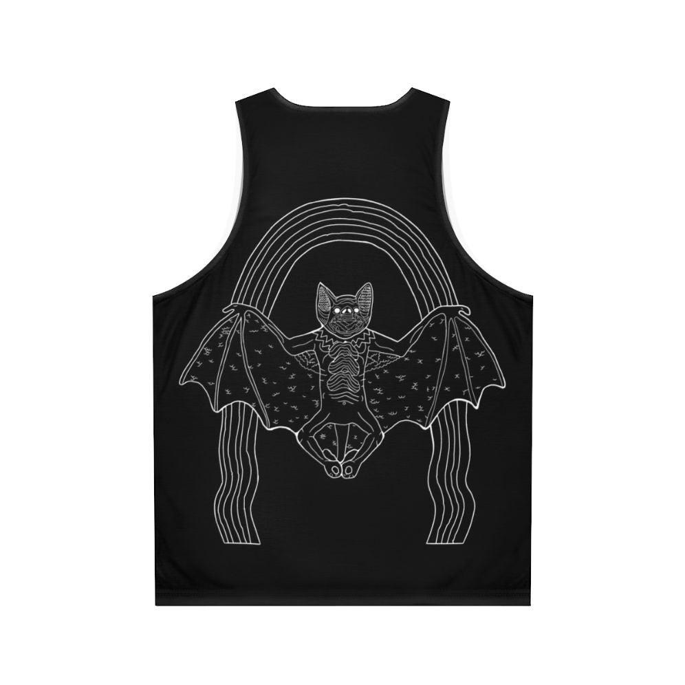 Unisex psychedelic music tank top - Back