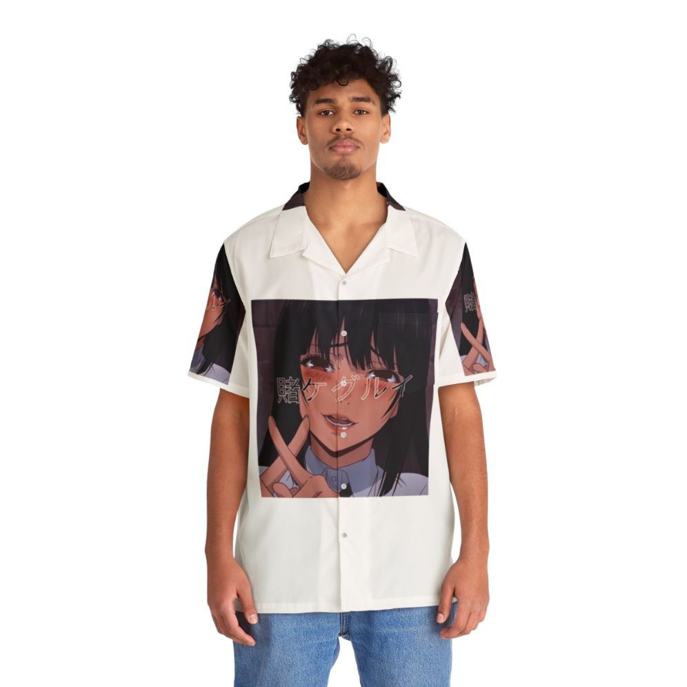 Anime manga kakegurui yumeko jabami hawaiian shirt - Lifestyle