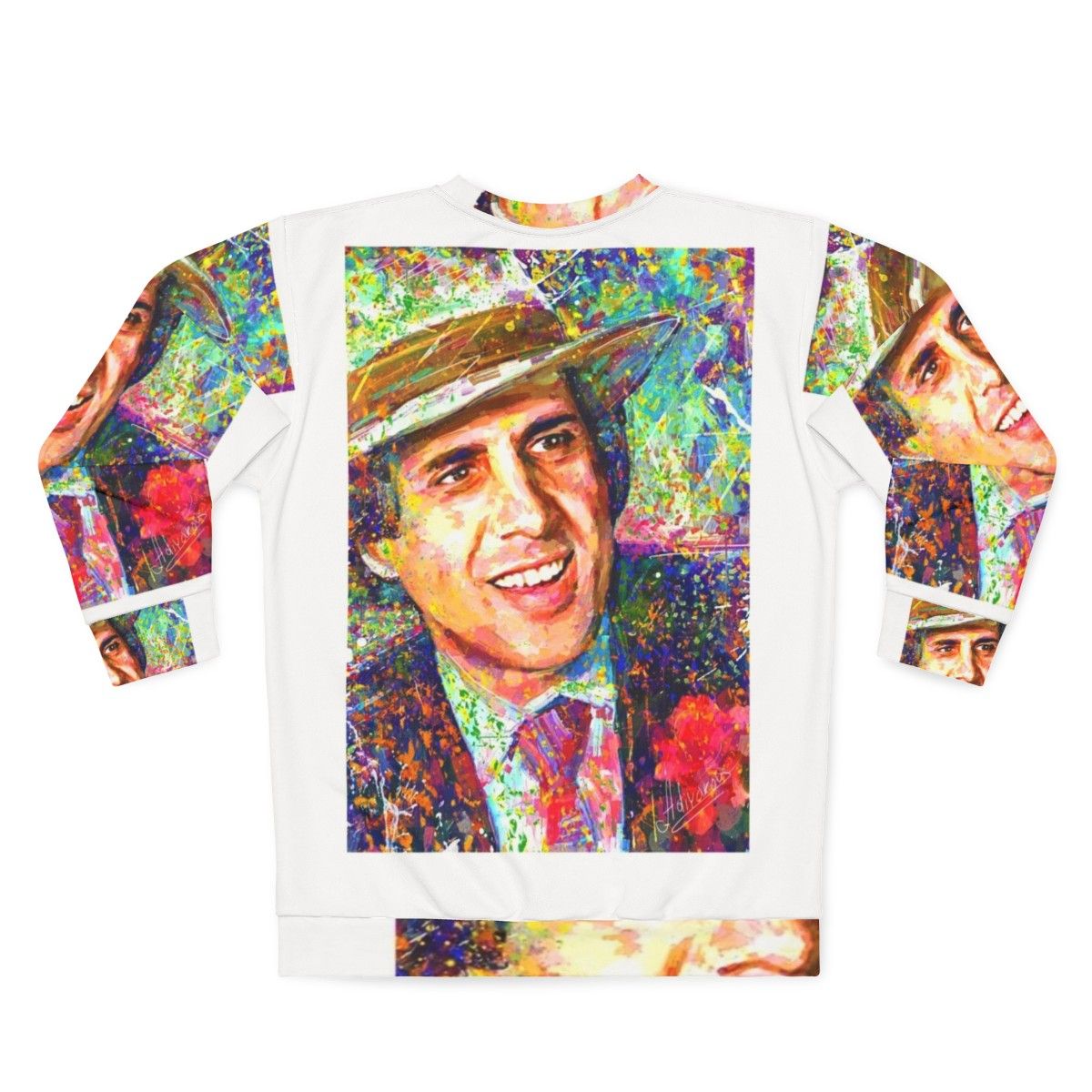 Adriano Celentano Impressionist Dream Sweatshirt - Back