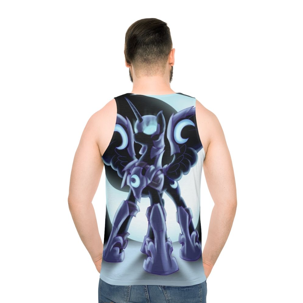 Super Nightmare Moon Unisex Tank Top - men back