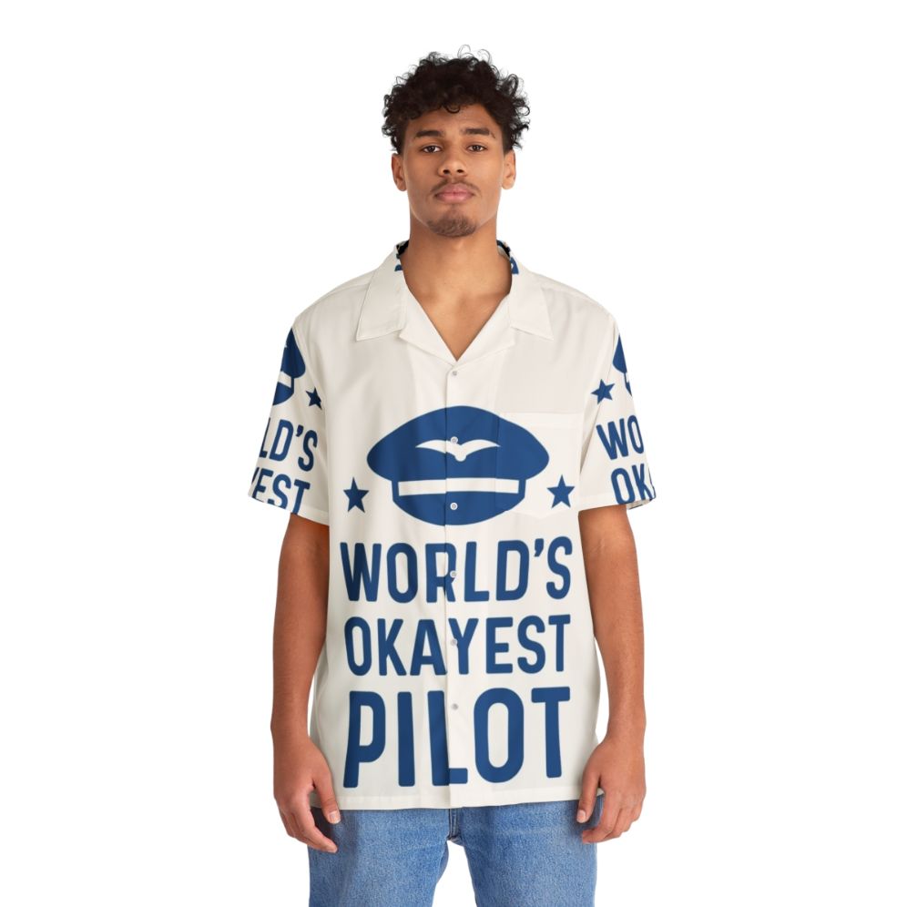 World's Okayest Hawaiian Shirt for Engineers and Professionals - People Front