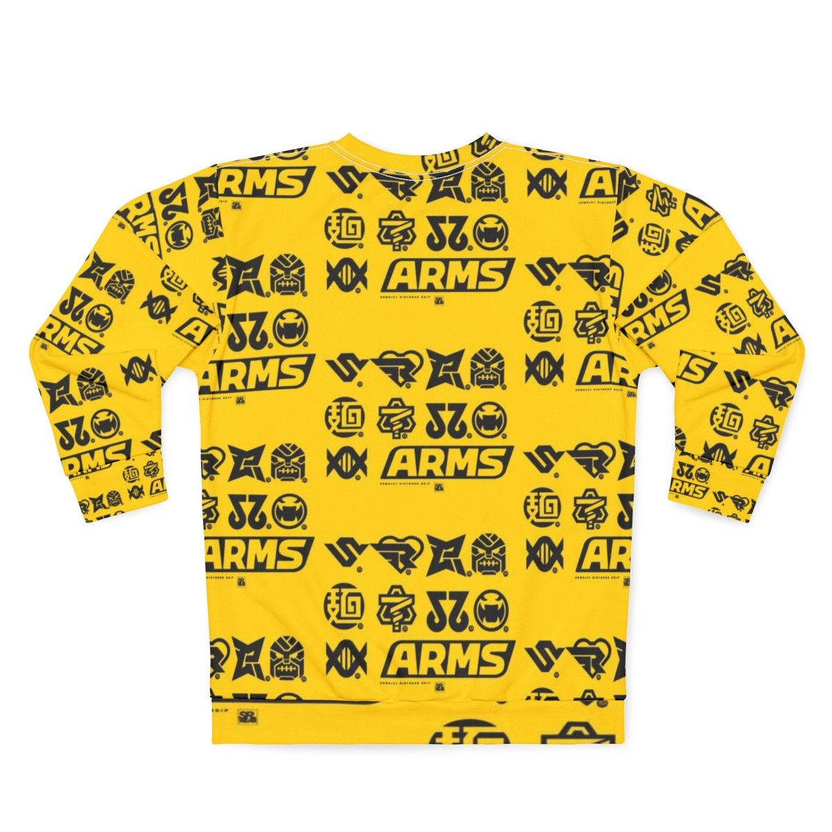 Nintendo Arms Character Icons Gaming Sweatshirt - Back