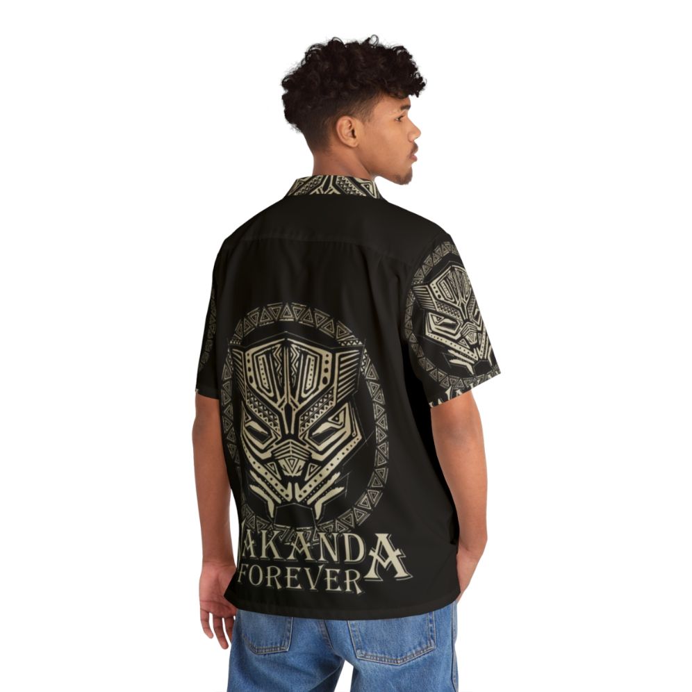 Wakanda Forever Black Panther Hawaiian Shirt - People Back