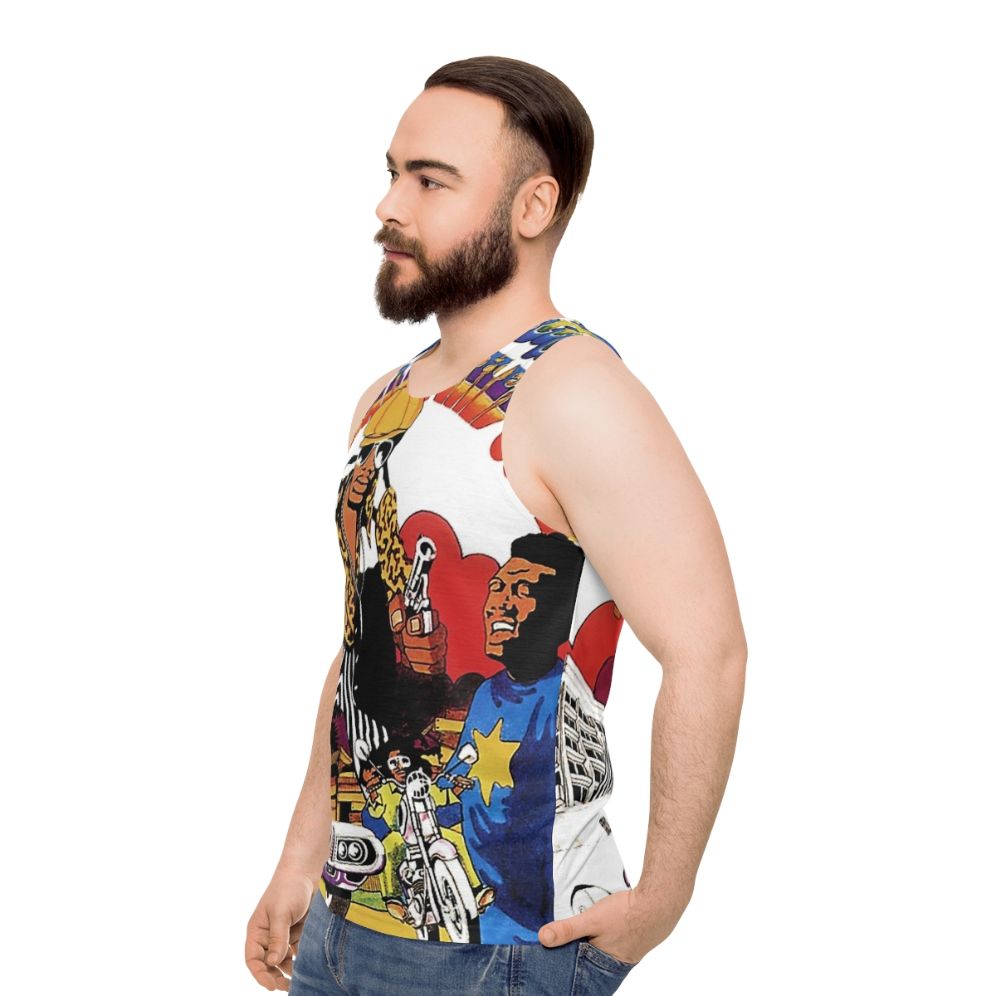 The Harder They Come Unisex Reggae Tank Top - men side