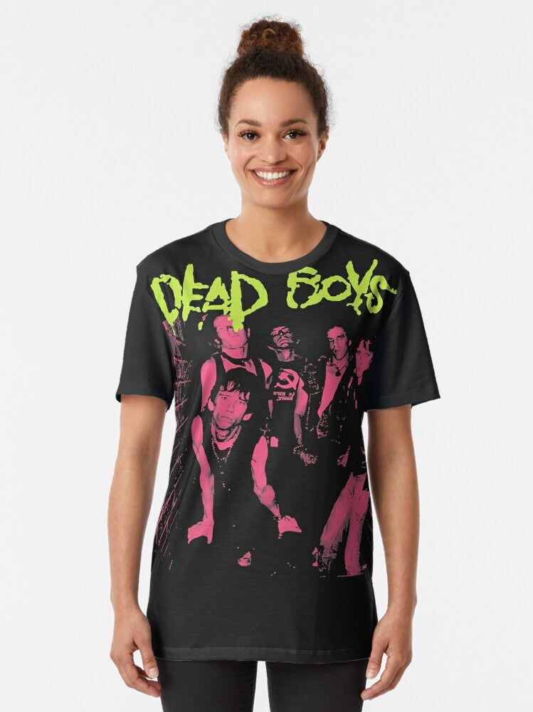 Deadboys Graphic T-Shirt featuring the Bones Rap Crew - Women