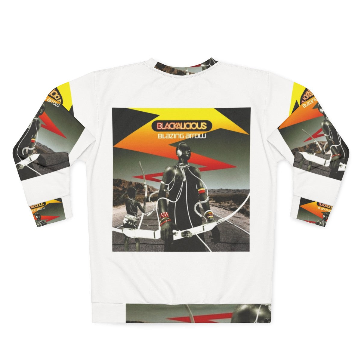 Blackalicious Blazing Arrow Hip Hop Sweatshirt - Back