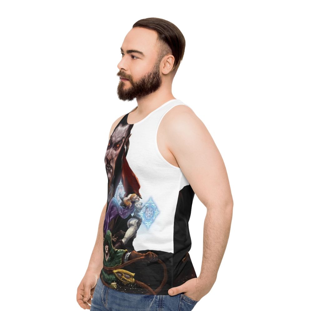 Vampire Survivors Unisex Tank Top - men side