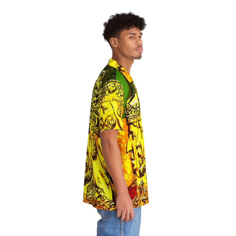 Haile Selassie Rastafarian Hawaiian Shirt - People Pight