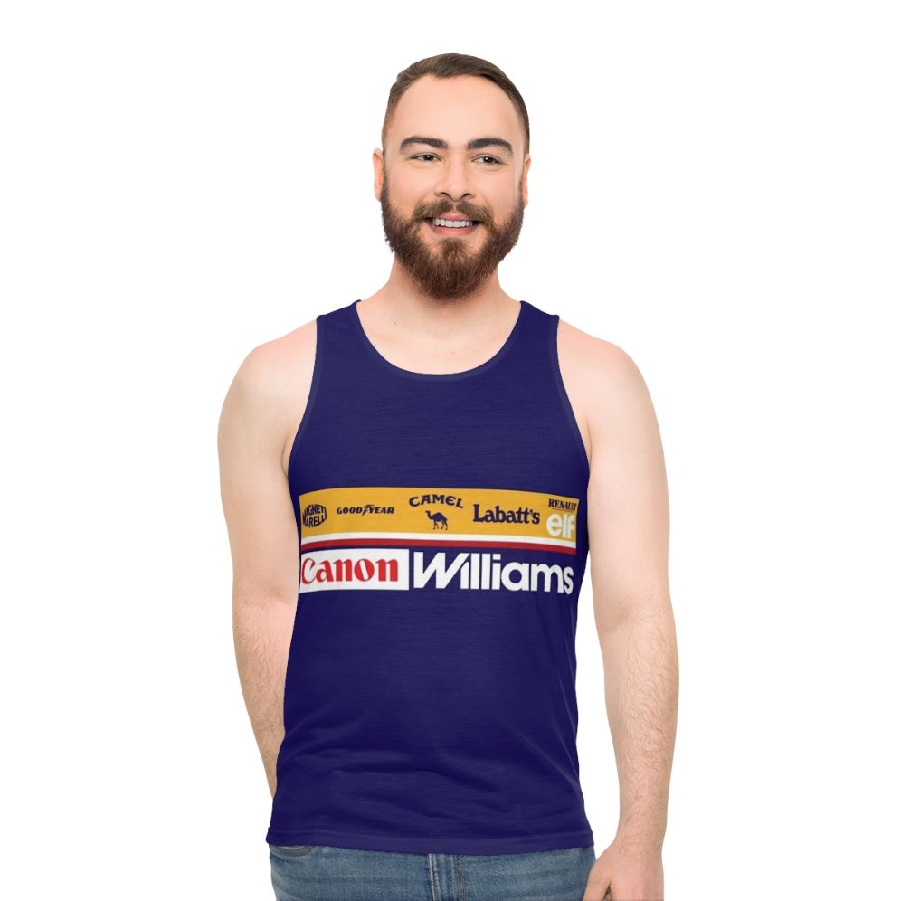 Williams FW14 Formula 1 Unisex Tank Top - men