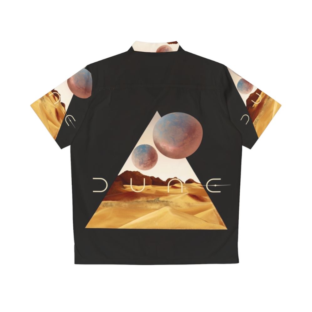 Arrakis Desert Sandworm Hawaiian Shirt - Back