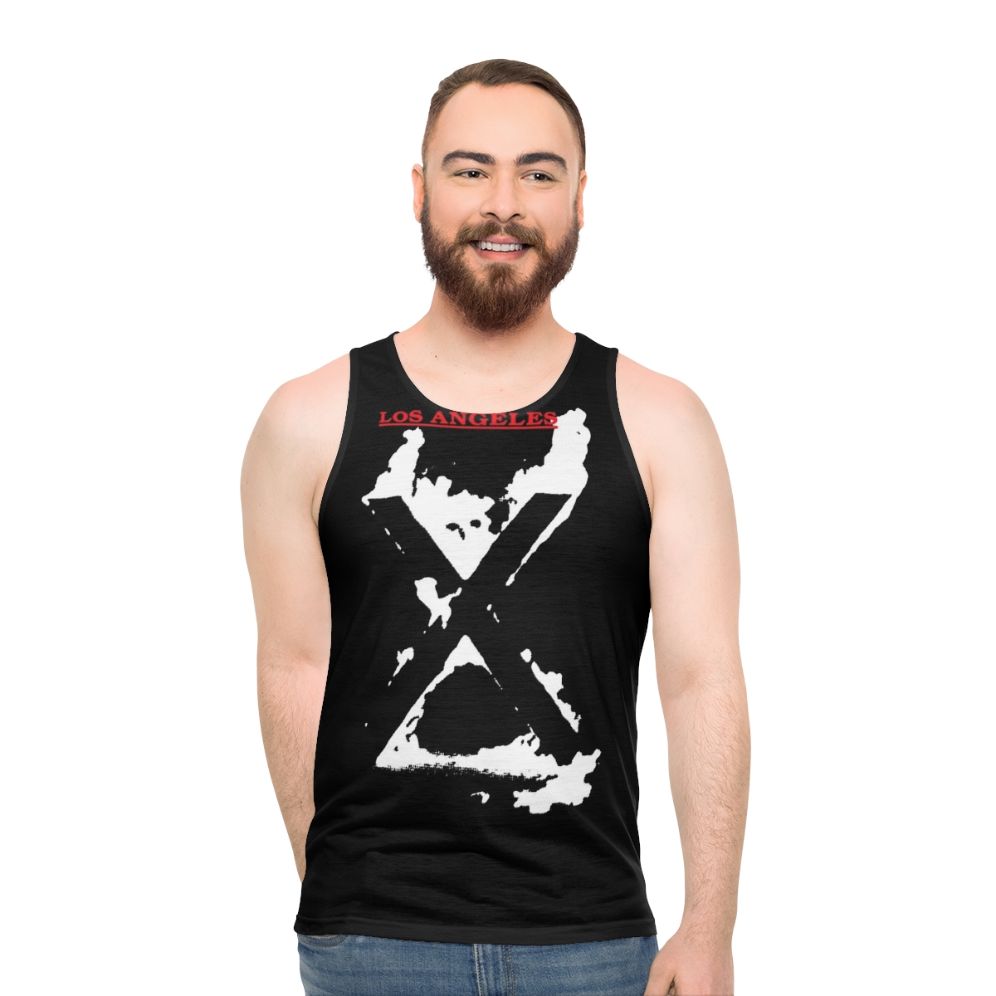 Unisex punk rock hardcore tank top - men