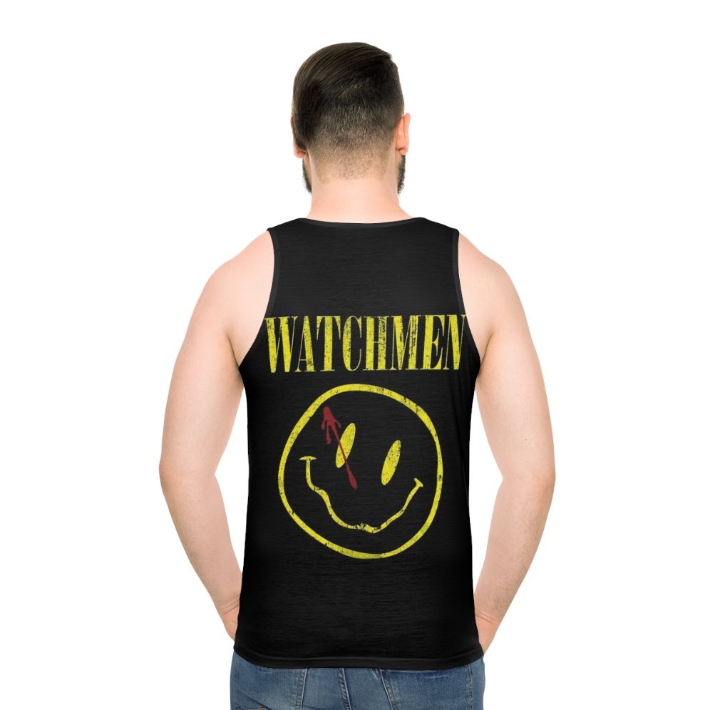 Watchmen Unisex Tank Top - men back