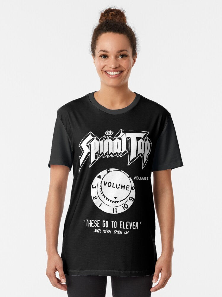 Spinal graphic t-shirt with band logo for music fans - Women