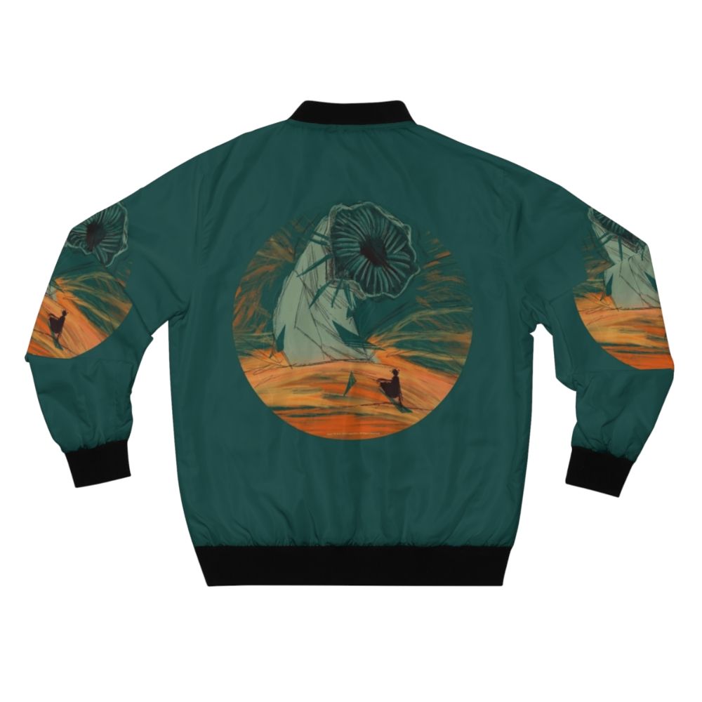 Dune-inspired bomber jacket with sci-fi design - Back