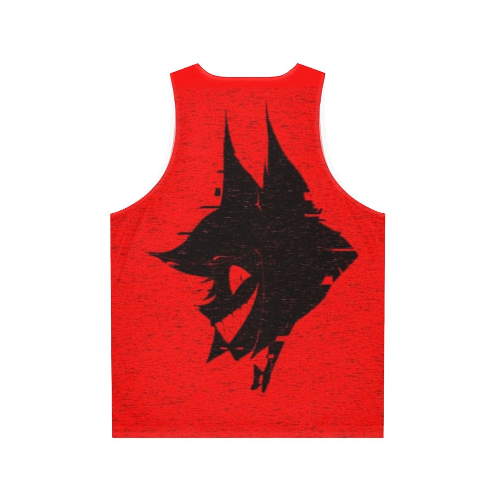 Hazbin Hotel Alastor Unisex Tank Top - Back