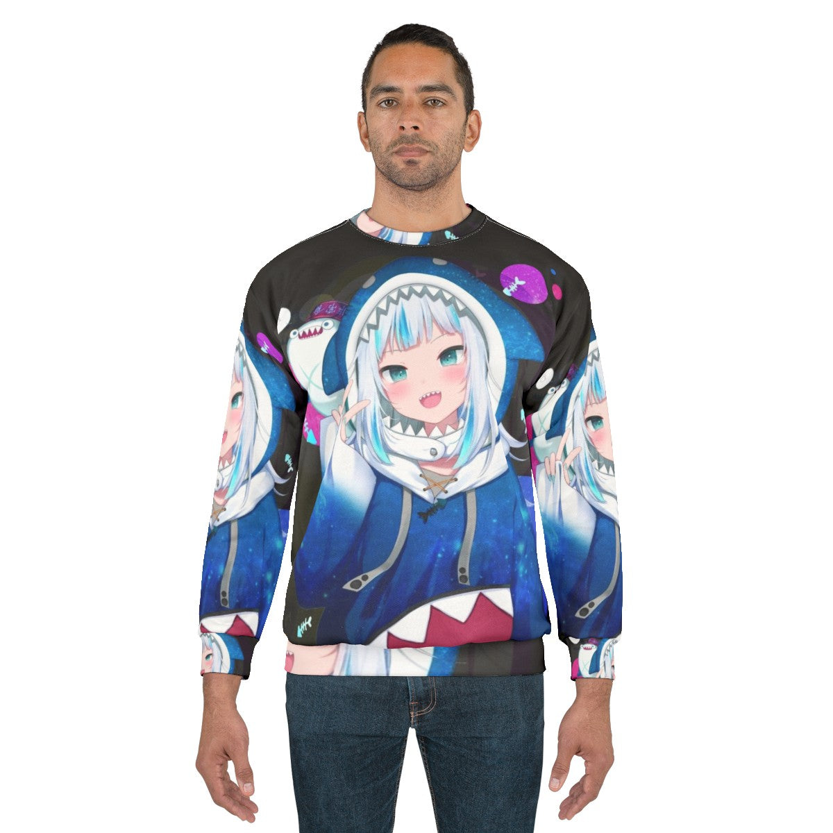 Gawr Gura Hololive EN VTuber Sweatshirt - men