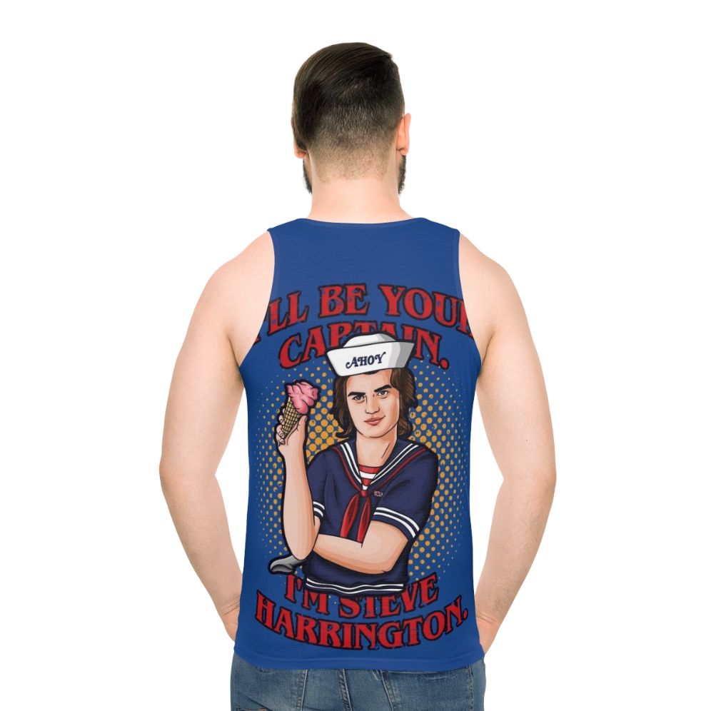 Stranger Things Steve Harrington Unisex Tank Top - men back