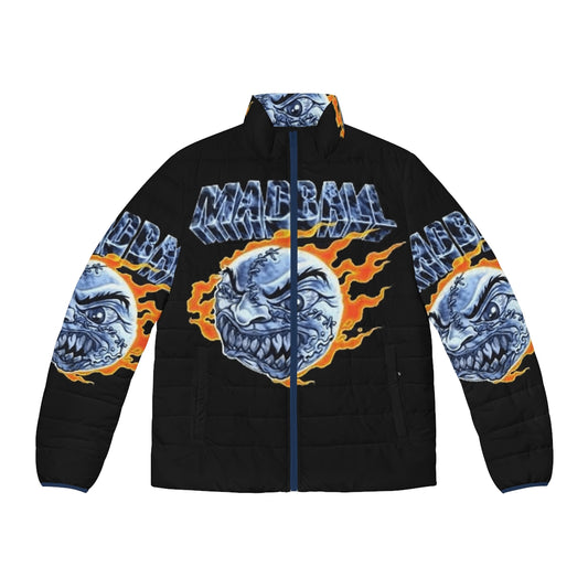 Madball Puffer Jacket featuring a bold graphic design for a streetwear-inspired look