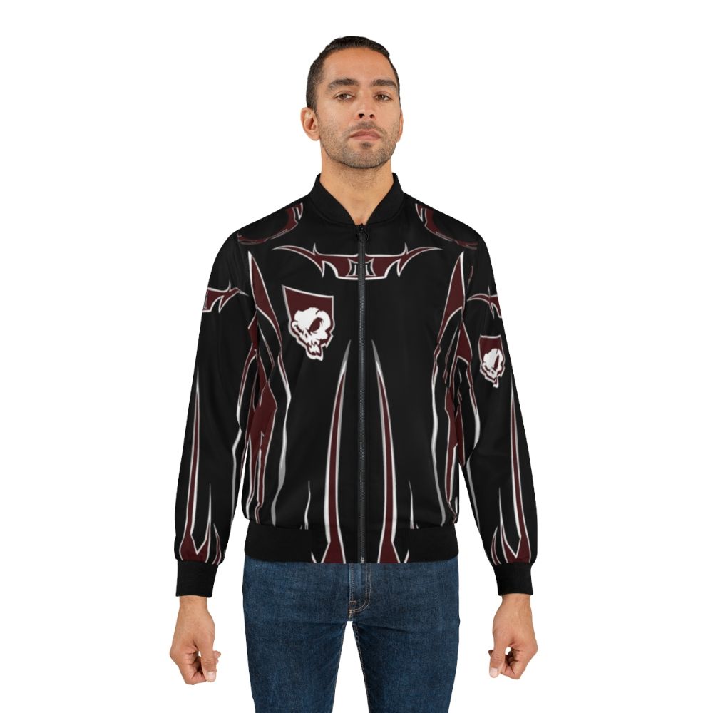 Spinebuster Bomber Jacket with Hot Wheels Acceleracers Graphics - Lifestyle