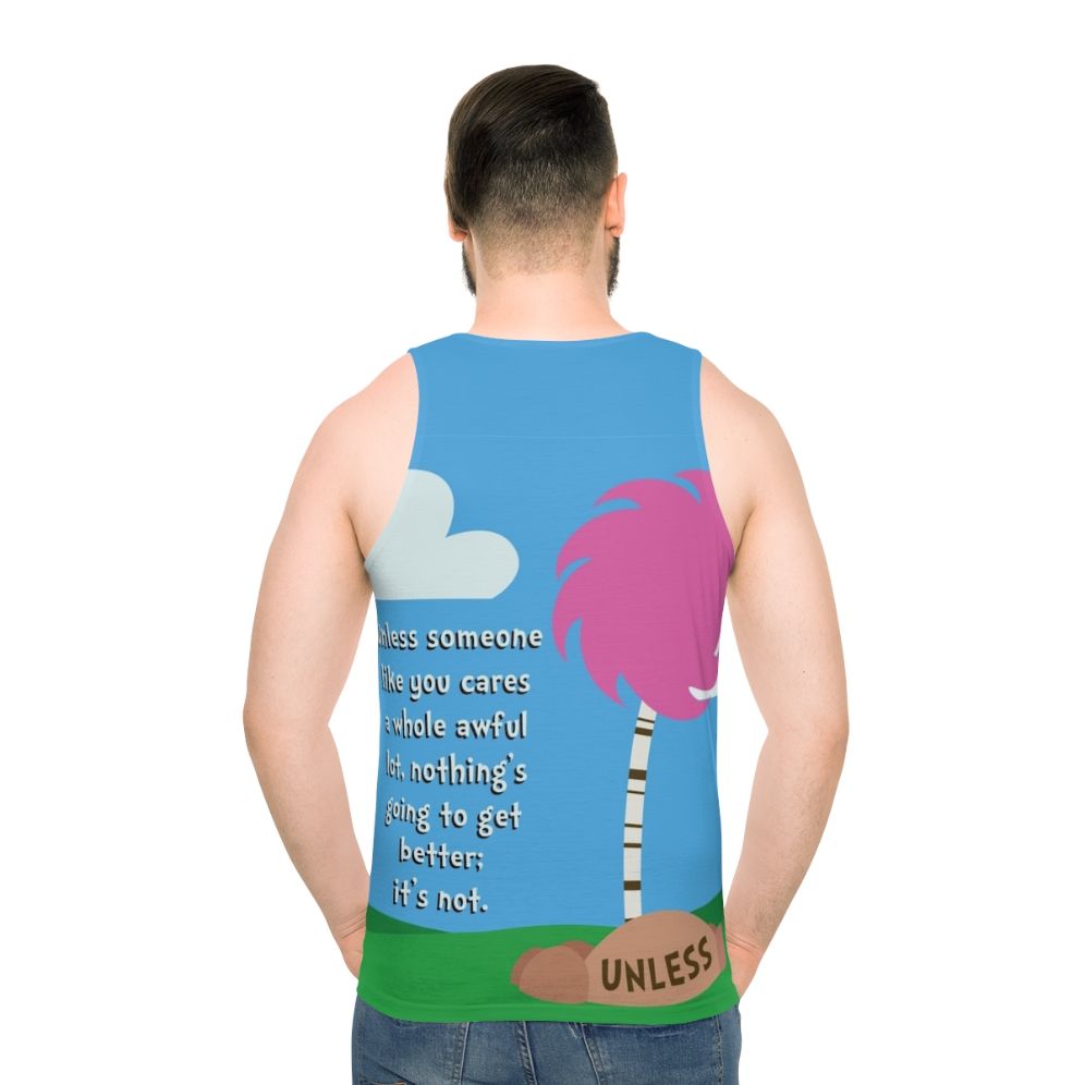 Unisex Dr. Seuss 'The Lorax' Tank Top - men back