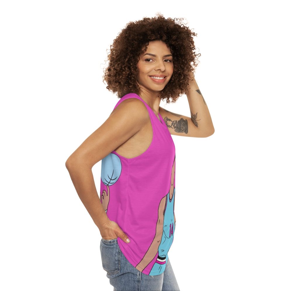 Tyler Herro Miami Vice Unisex Basketball Tank Top - women side