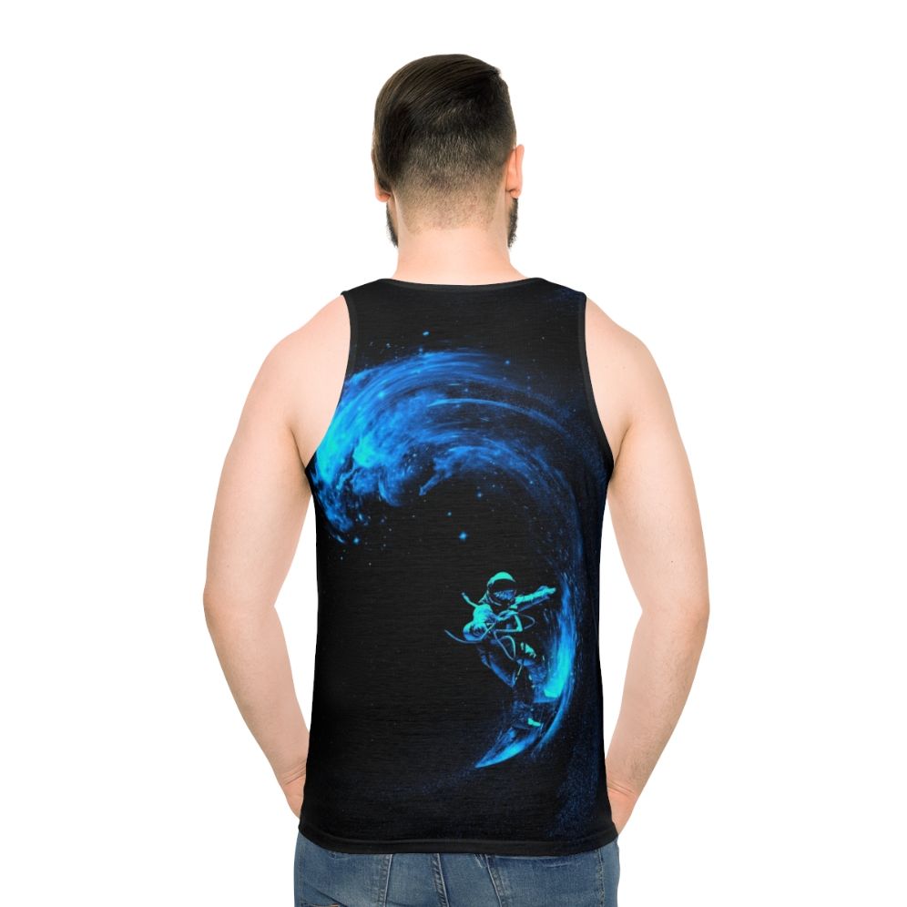 Cosmic Surf Unisex Tank Top - men back