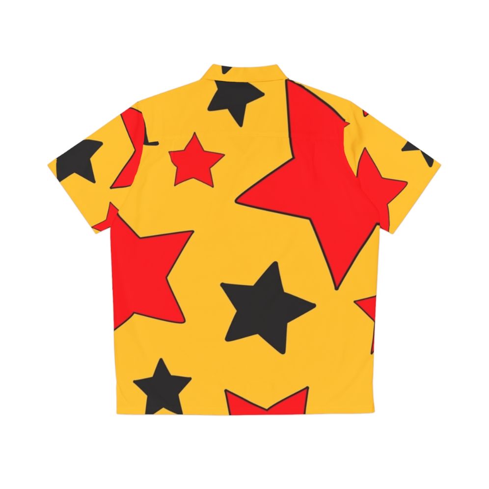 Wizard Stars Hawaiian Shirt with Retro Comic Art Design - Back