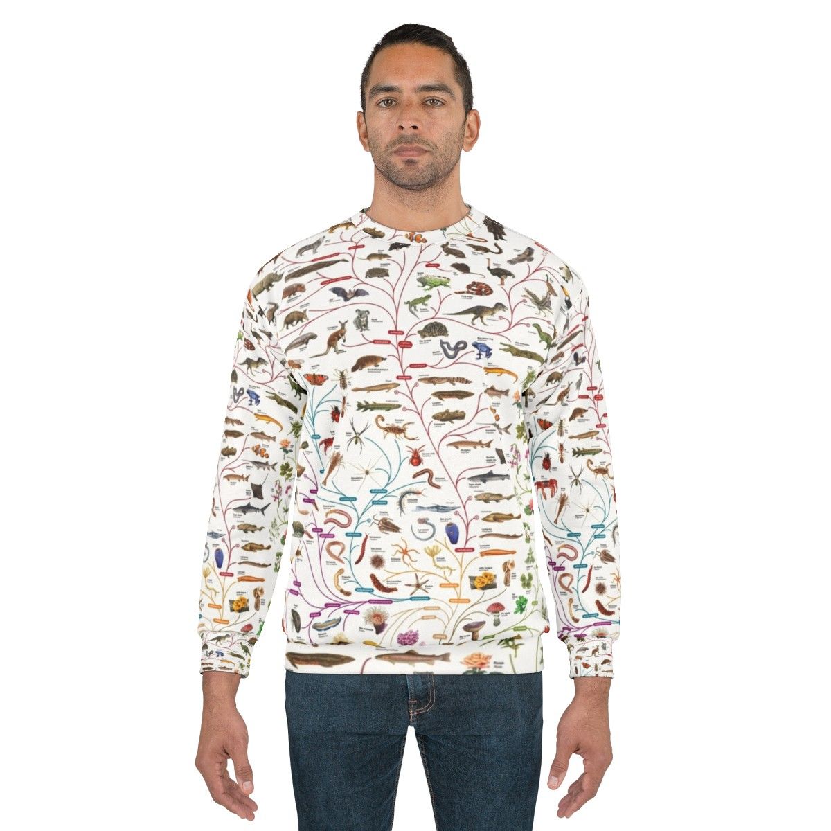 Darwinian Evolution Tree of Life Sweatshirt - men