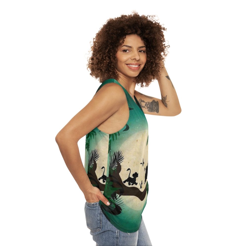 Simba Lion King Unisex Tank Top - women side