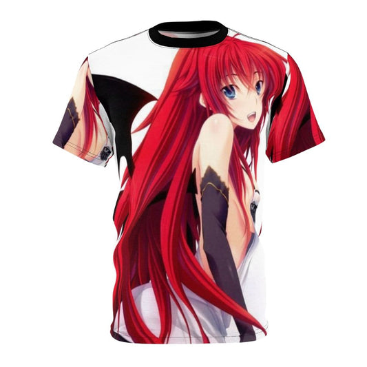 Anime-inspired t-shirt featuring Rias Gremory, a popular character from the High School DxD series.