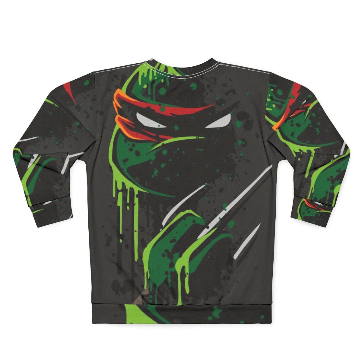 Raphael TMNT Ninja Turtle Cowabunga Sweatshirt - Back