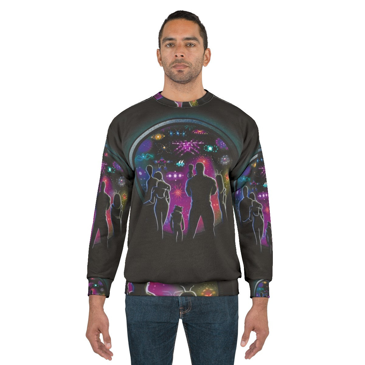 Ravagers Funeral Sweatshirt with Yondu and Guardians of the Galaxy Characters - men