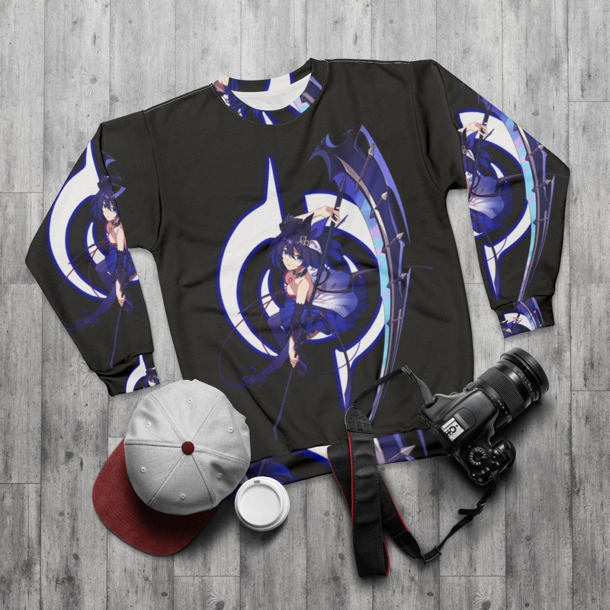 Seele Sweatshirt featuring Honkai Impact 3rd Valkyrie and Quantum Scythe - flat lay