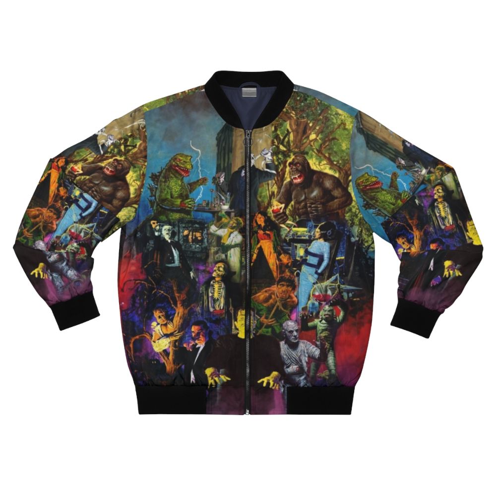 Horror monster aurora 1960s model kit bomber jacket