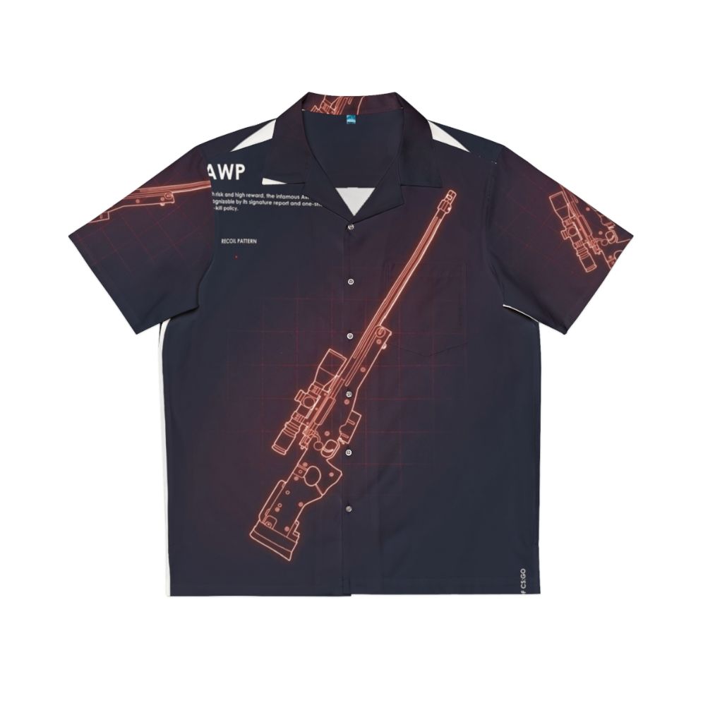 CS:GO AWP Sniper Hawaiian Shirt