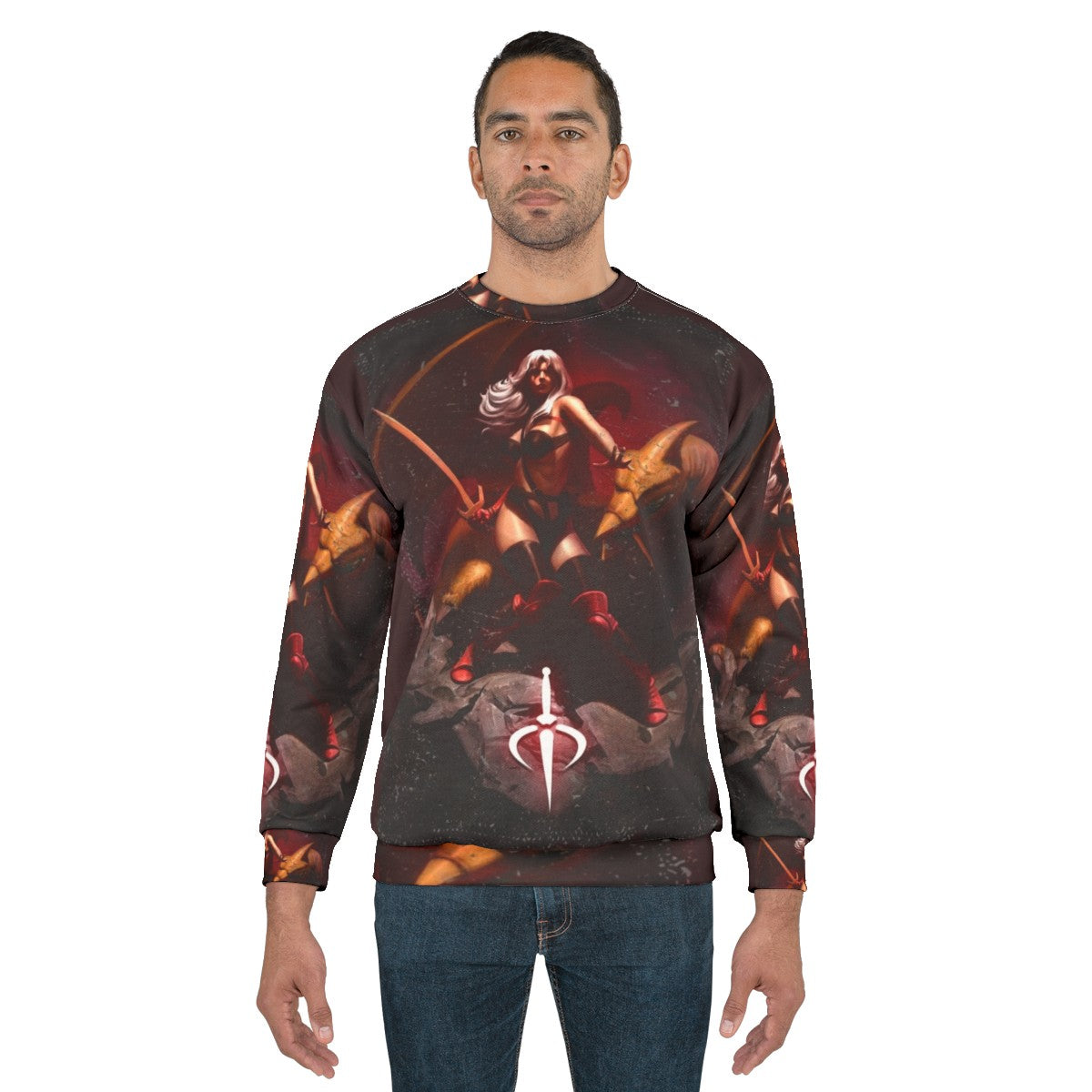 Taarna Sweatshirt - Retro Taarkian Sci-Fi Fantasy Apparel - men