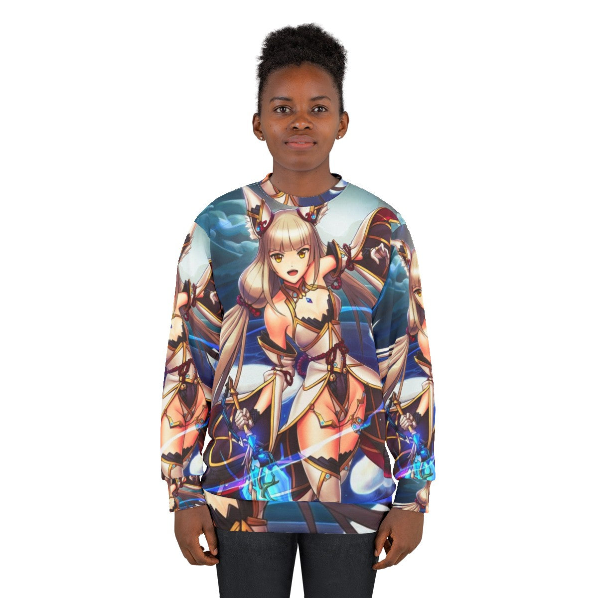 Nia Blade anime-inspired sweatshirt - women