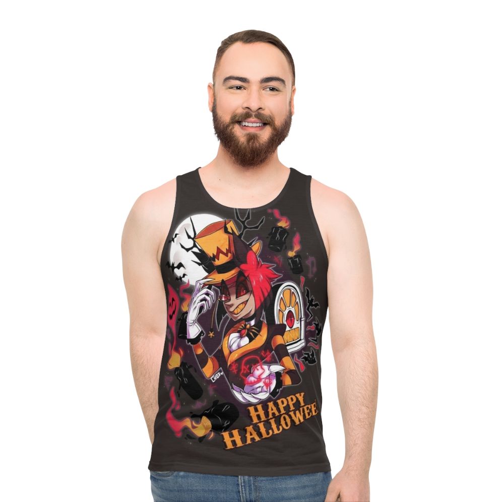 Hazbinhotel-inspired unisex Halloween tank top - men