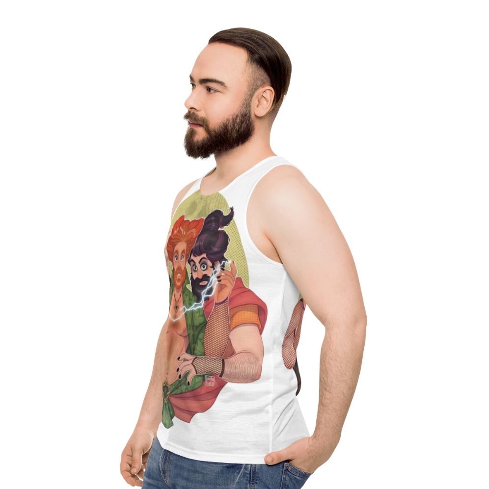 Hocus Pocus Gay Bear Unisex Tank Top - men side