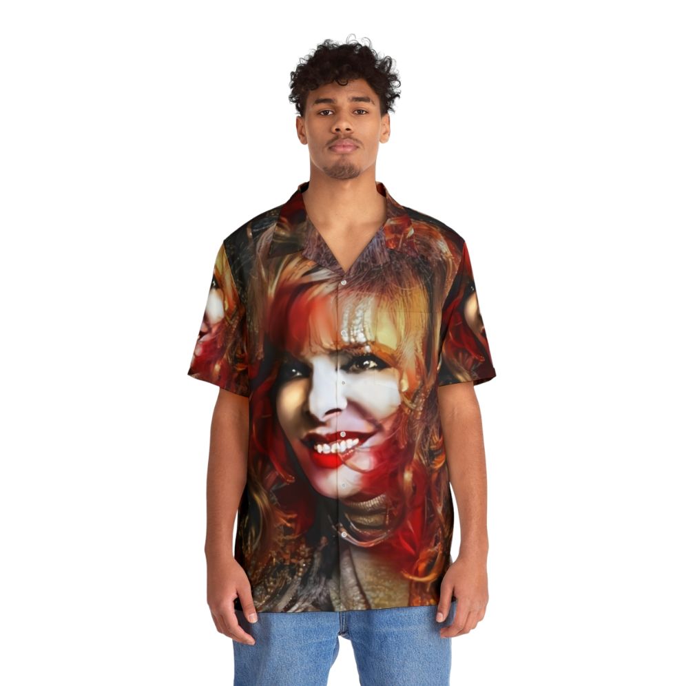 Mylene Farmer Hawaiian Shirt - People Front