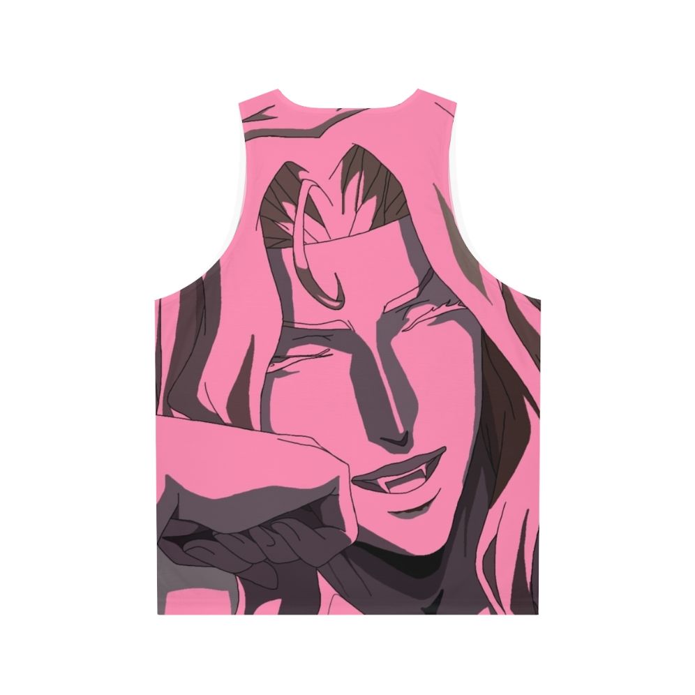 Alucard Castlevania Netflix Series Unisex Tank Top - Back