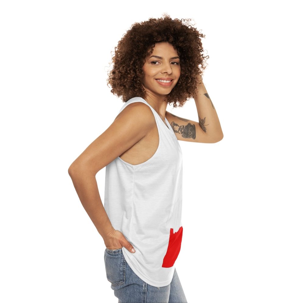 Oregon state pride unisex tank top - women side