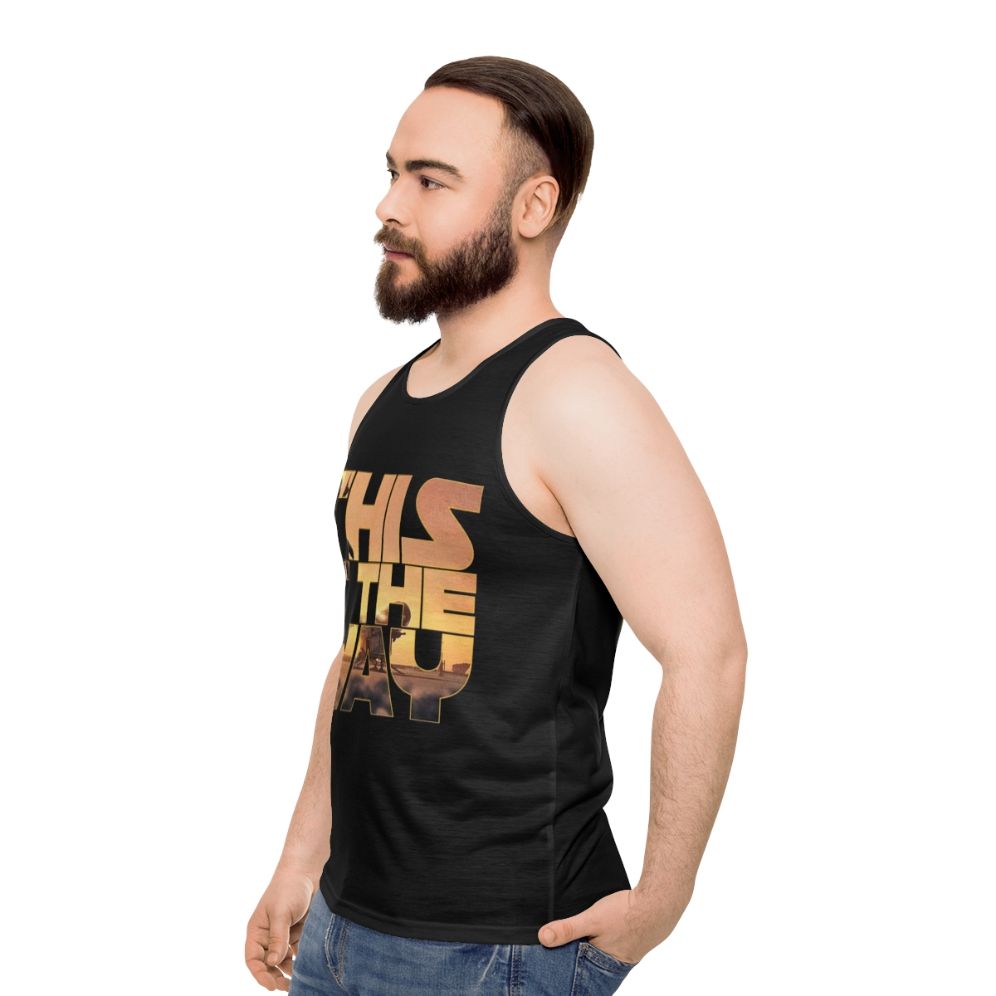 "This Is The Way" Unisex Star Wars Inspired Tank Top - men side