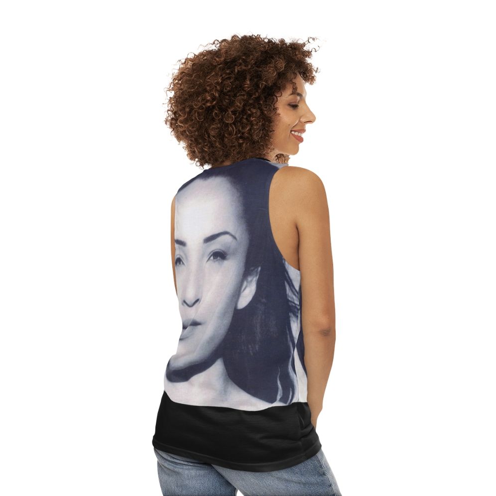 Vintage Sade Singer Unisex Tank Top - women back