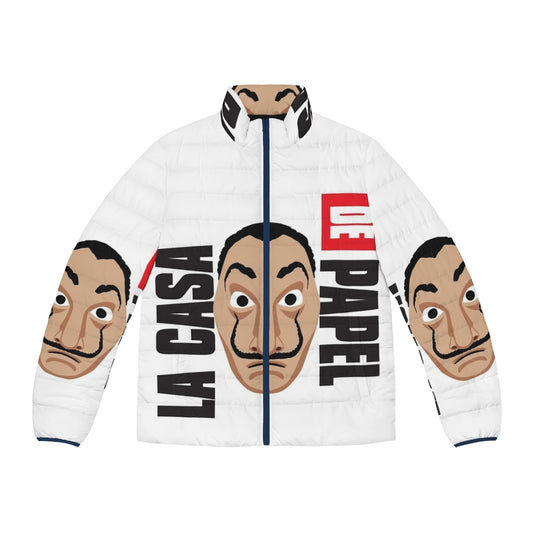 Money Heist Puffer Jacket with Series Logo